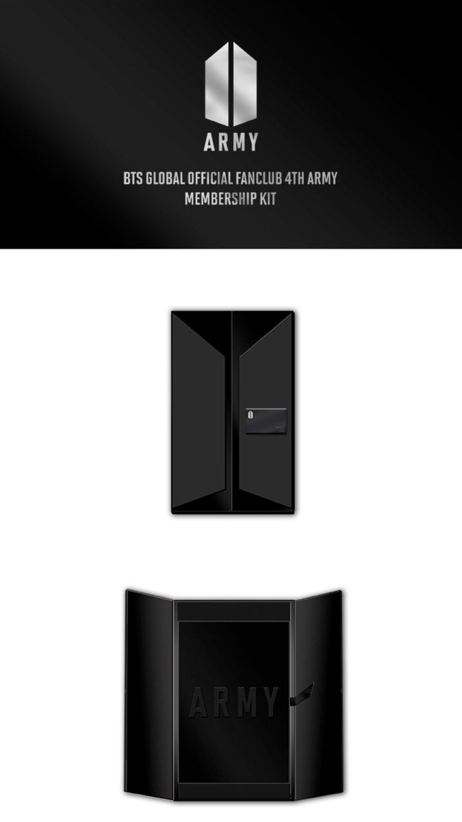 Notice] #BTS 4TH ARMY MEMBERSHIP KIT Includes: ➝ User Guide