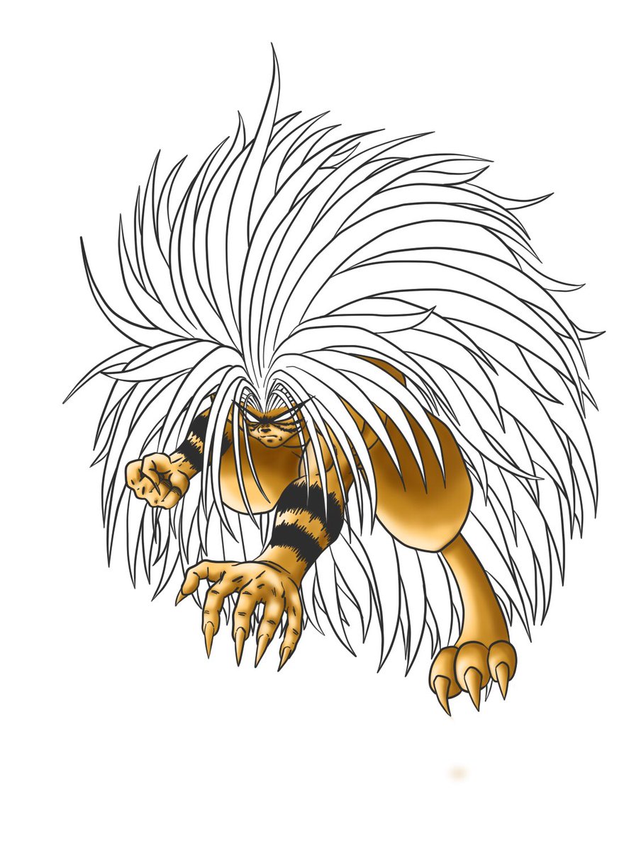 うしおととらイラスト 「うしおととら」物語もすごく好き。なかでも