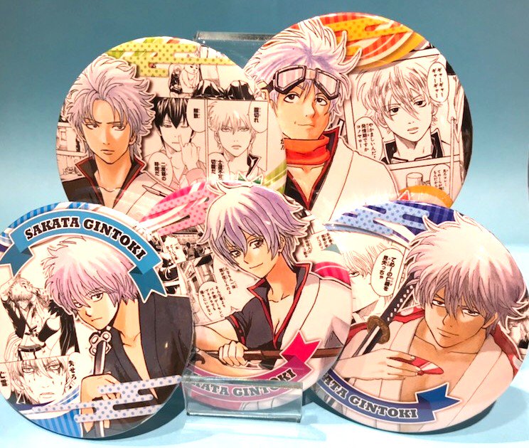 銀魂 坂田銀時 コレクション缶バッジ HEROES ヒーローズ 75mm缶 原作