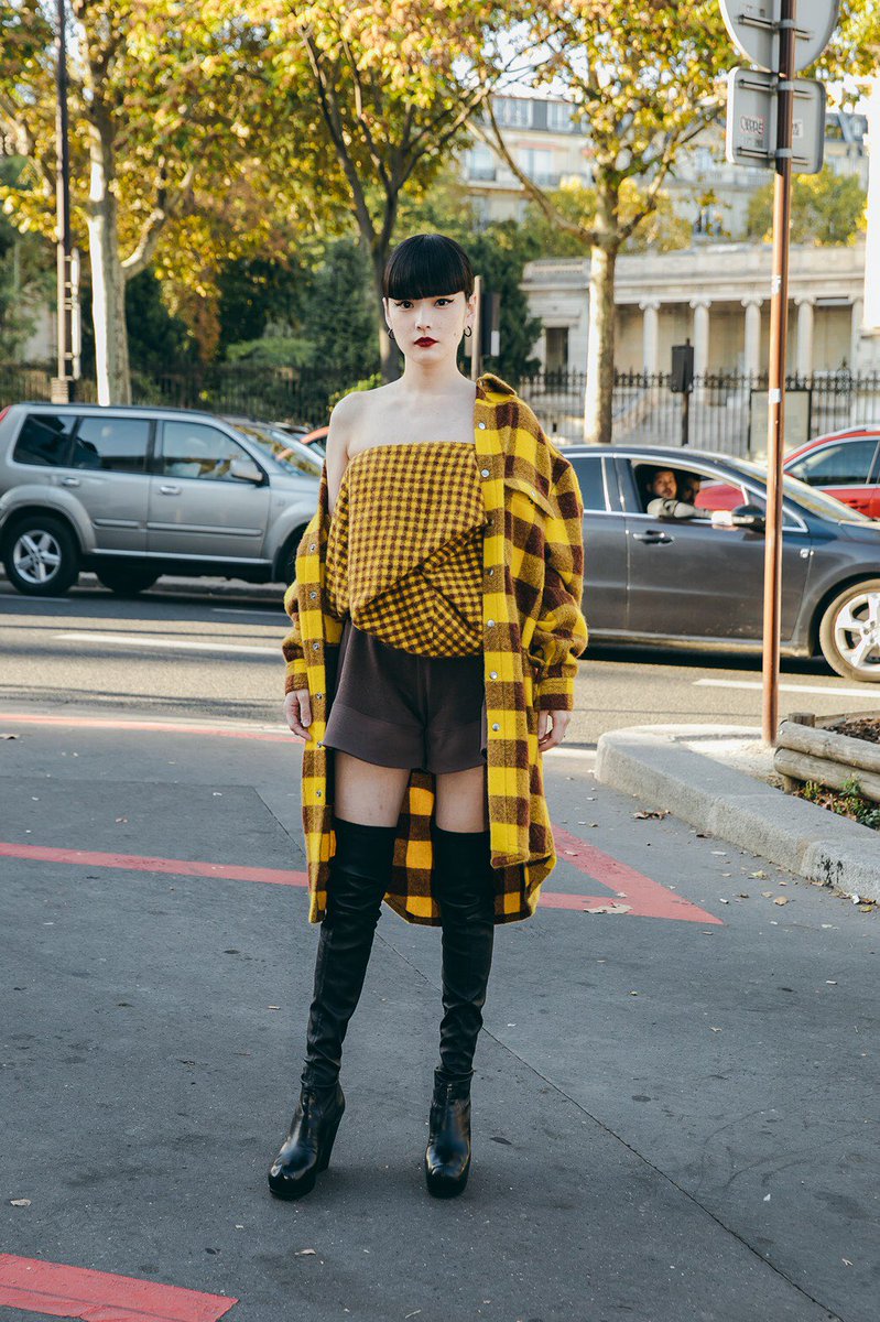 Rick Owens🐝 黒を着ると思いきやの黄色です😛 本当にRick好きだわー