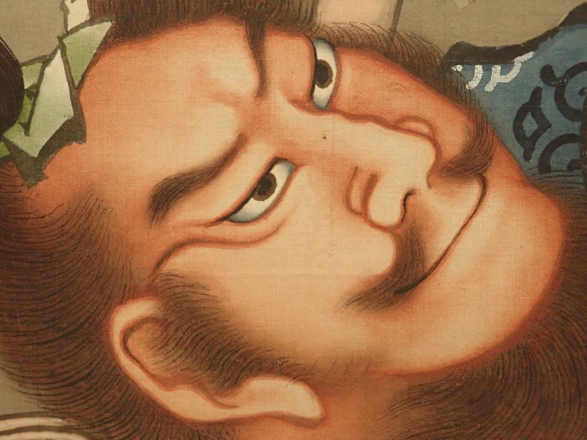 氏家コレクションの誇る #葛飾北斎 の肉筆画の大作は、こちらの2作品