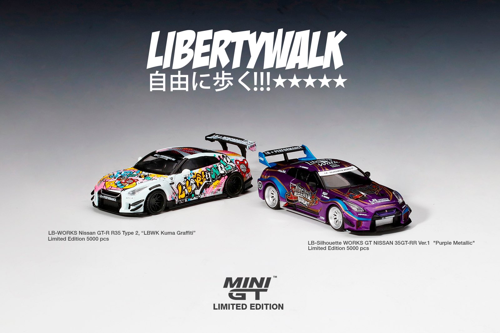 MiNiGT LBWORKS Nissan GT-R 5000台限定 minigt LB☆WORKS GT-R 5000