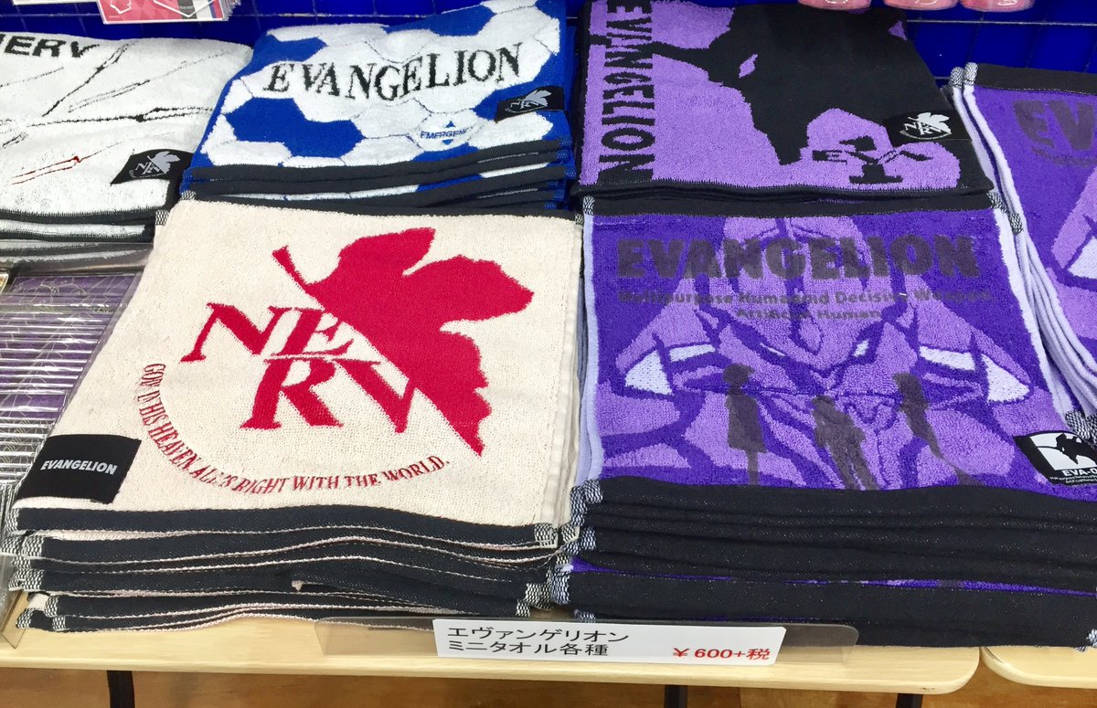 コーナー情報】「エヴァンゲリオン」のグッズコーナーを6階にしており
