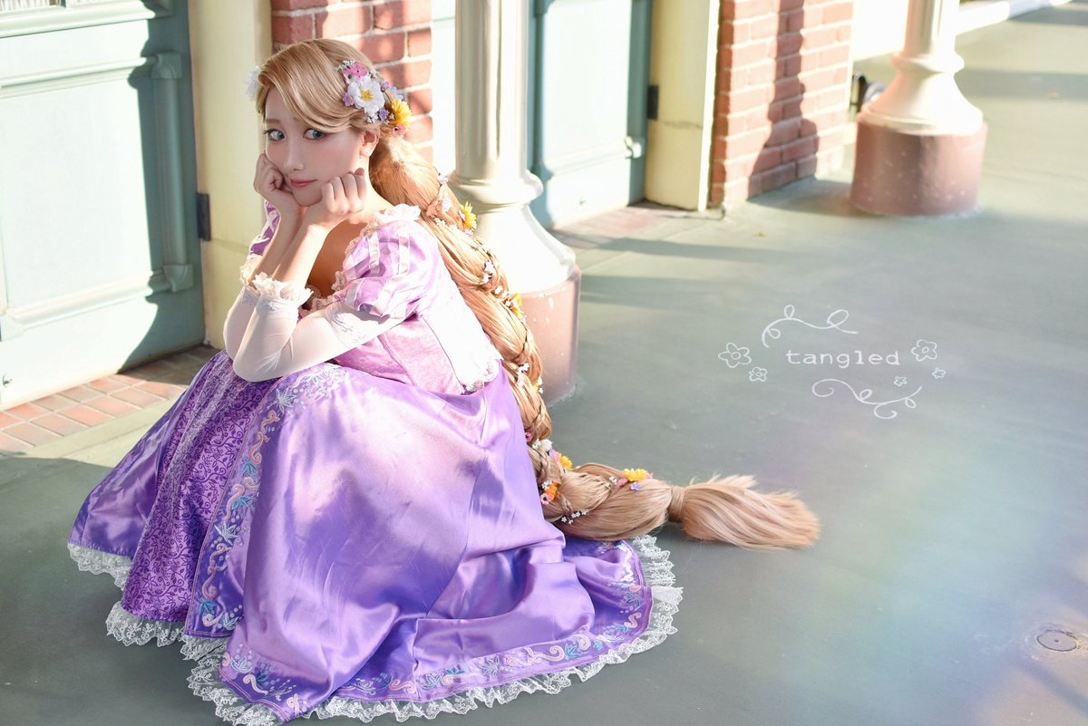 Dハロ仮装】 🌼ラプンツェル 3年くらいずっとやるやる言ってたラプ