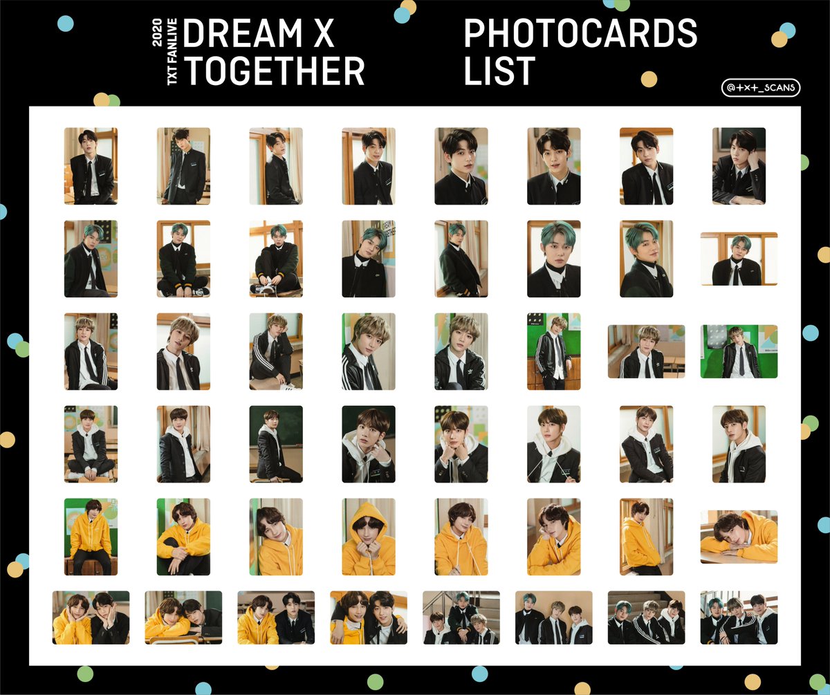 🎵 2020 TXT FANLIVE DREAM X TOGETHER 꿈모아 ⭐️ Mini Photocard