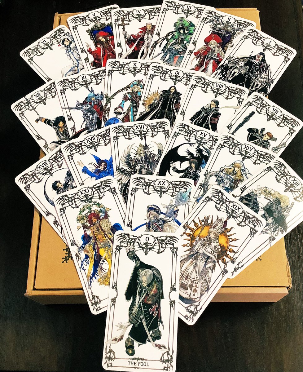 トリブラのタロットは、アニメDVD特典はモノクロ画(雑誌連載掲載版)で