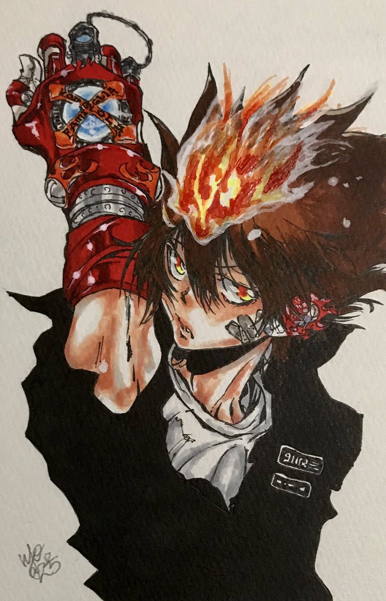 REBORNフェス←企画 #模写 #沢田綱吉 家庭教師ヒットマンREBORNより