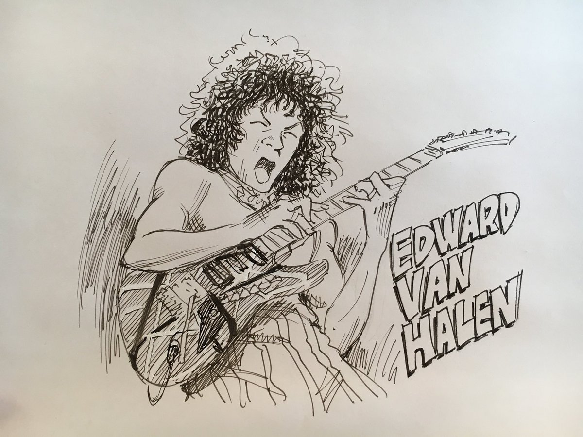 エドワード・ヴァン・ヘイレン。1978年、1stアルバム1枚を引っさげての