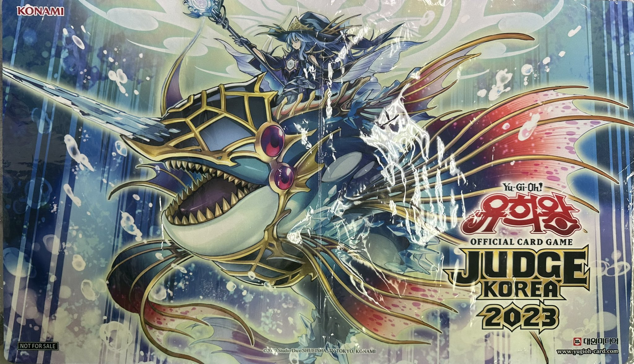 ラッシュデュエル 昂光の呪縛 2025 JUDGE プレイマット 韓国 限定