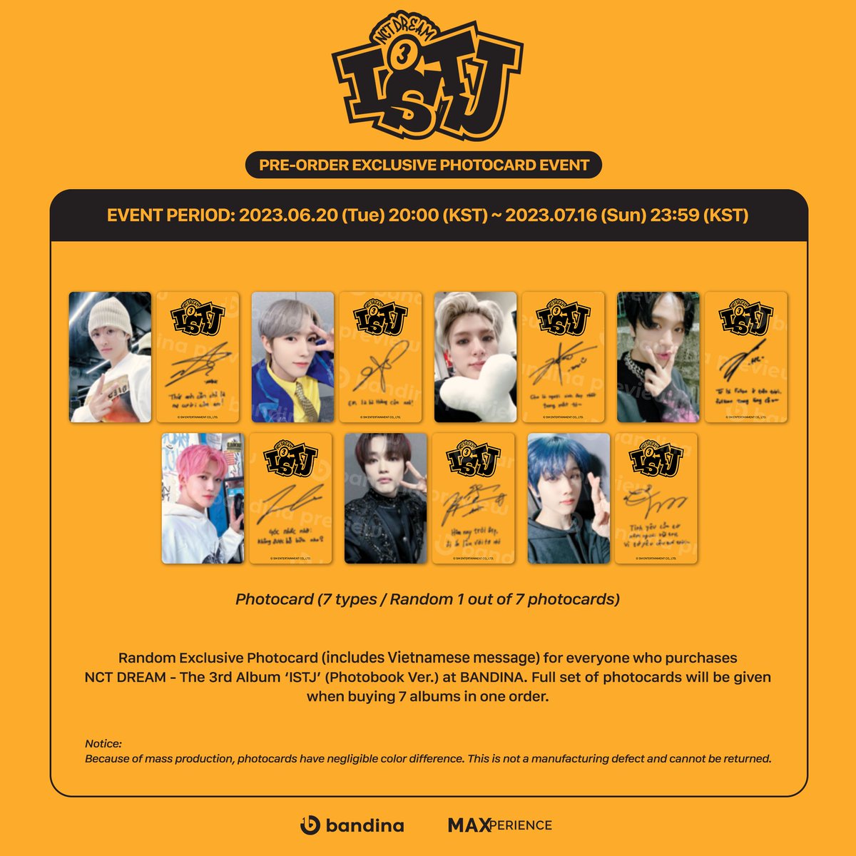 Vietnamese Dreamzen! Pre-order your NCT DREAM The 3rd Album 'ISTJ