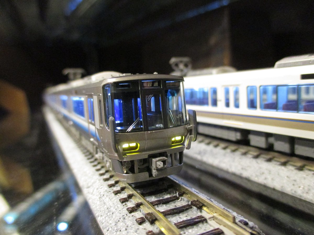 Wパンタ仕様の221系との併結に】 223系2500番台 嵯峨野線 4両セット特