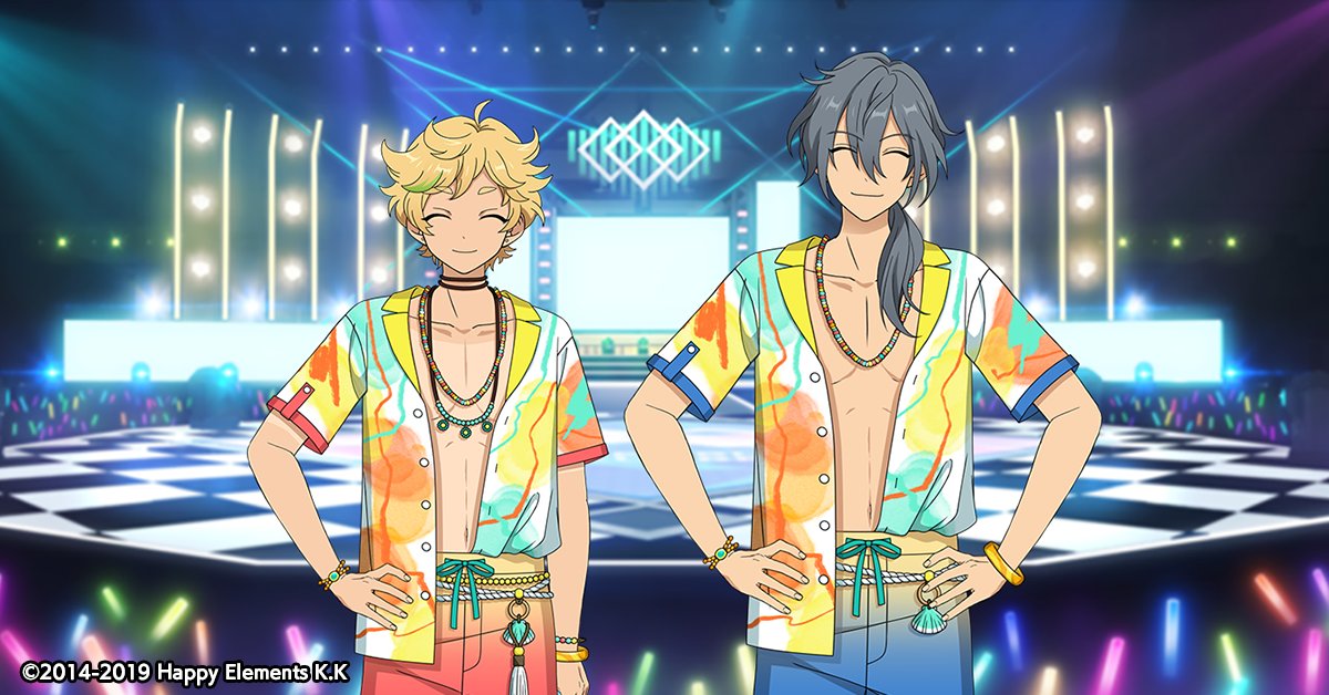 スカウト情報】 宙とニキのカードにはルーム衣装が付いています🎵 ⭐5