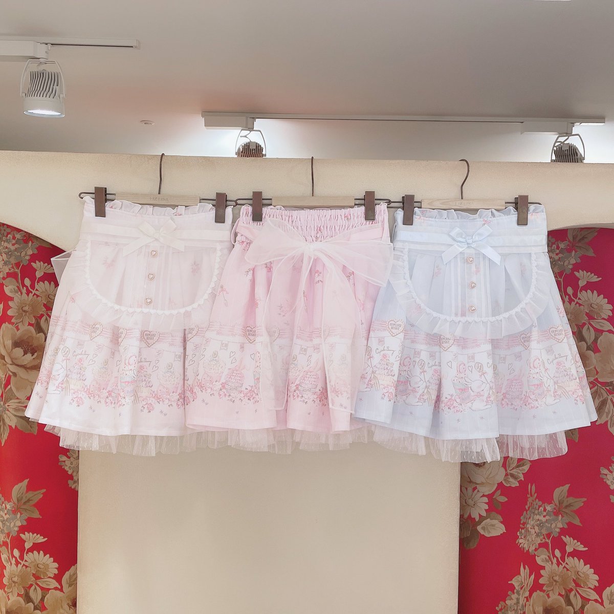 近鉄Pass'e店 ✧ New Arrival ❤︎Cup cake Bunny柄ワンピース ❤︎Cup