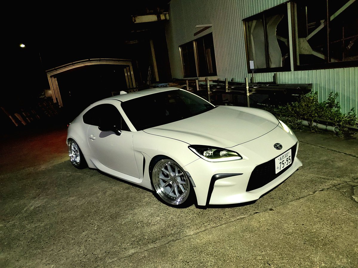 ひとまず 走れるように これが納車6時間後の姿( ﾟÅﾟ；) #GR86 #神風