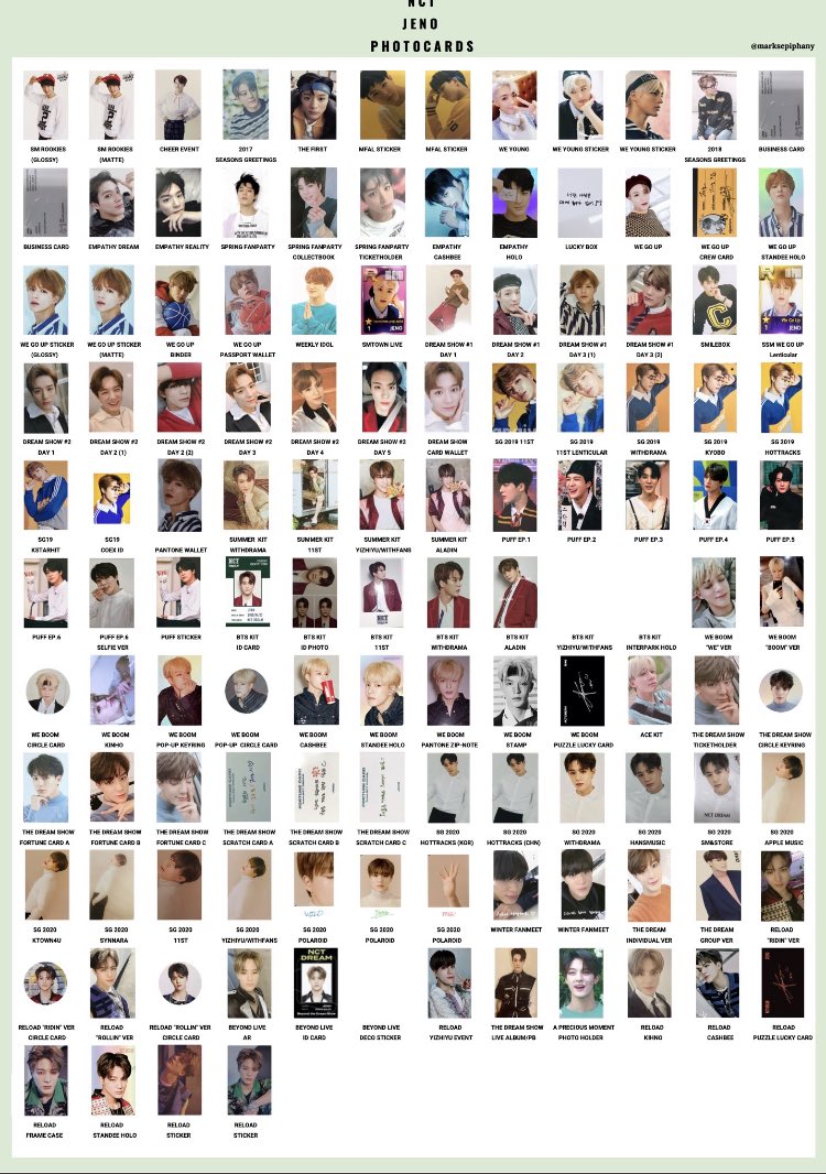 NCT DREAM ドリム ジェノトレカ まとめ売り ラキドロ ヨントン MD