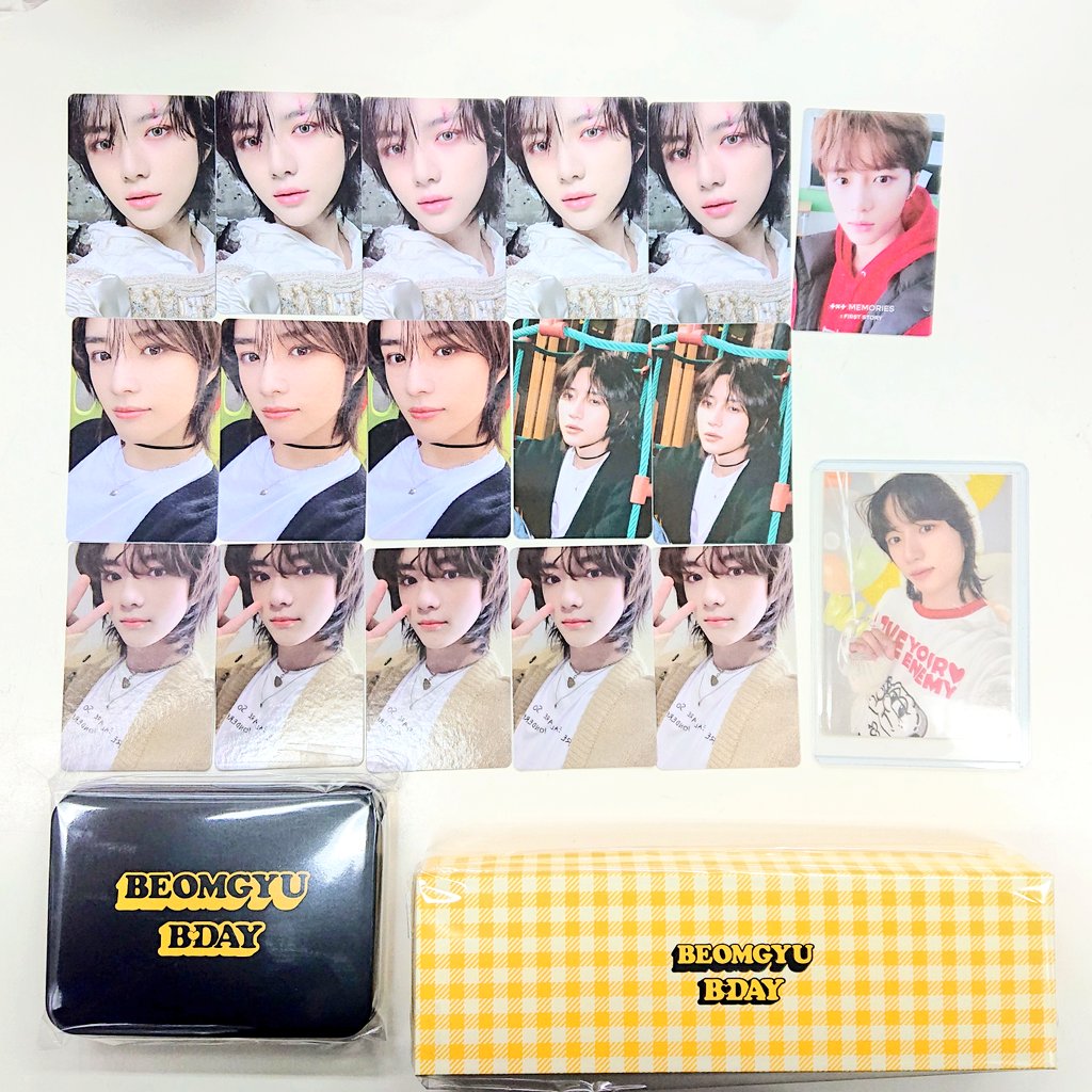 ボムギュ memories トレカ TXT ボムギュ トレカ ボムギュ memories