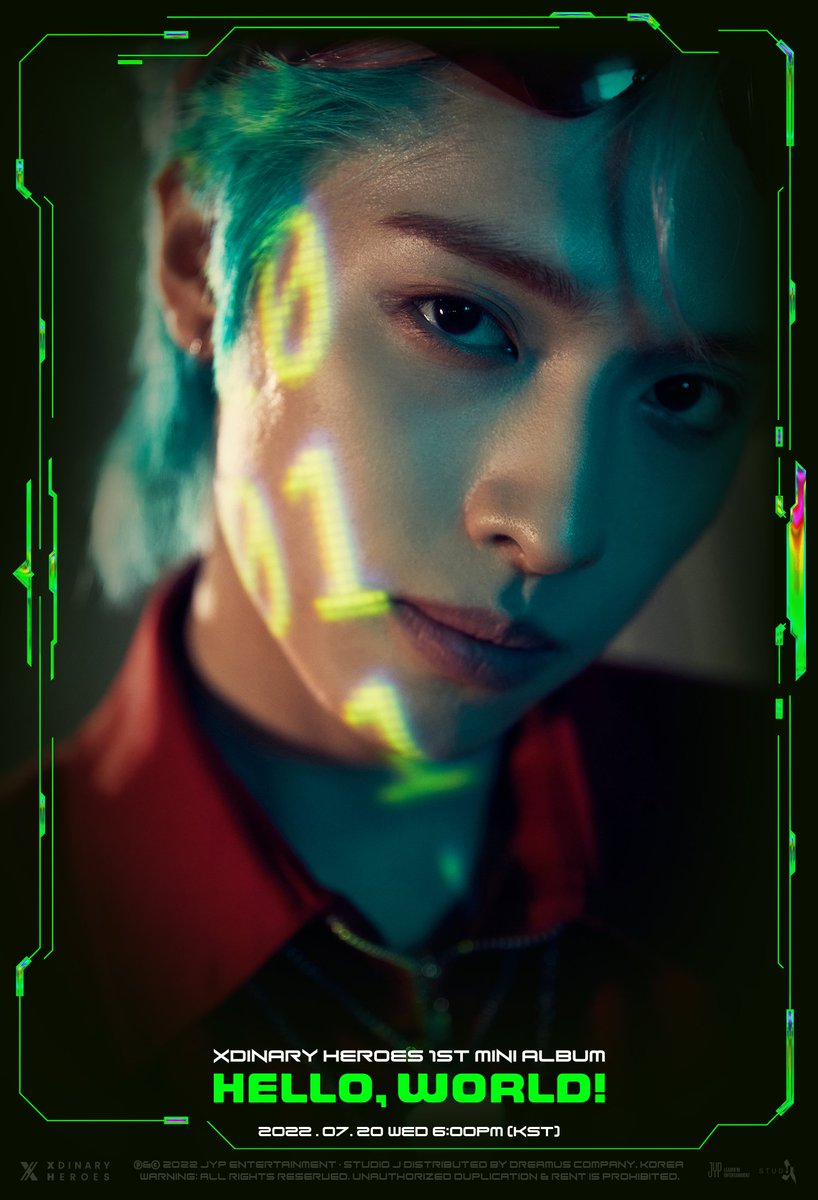 Xdinary Heroes HELLO,WORLD！ラキドロ　ガオン ⠀ Xdinary Heroes <Hello, world!> Extraordinary Teaser #가온 #Gaon