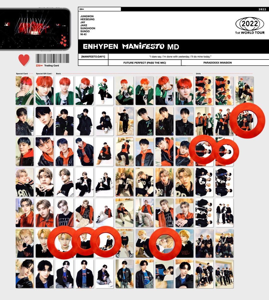 ENHYPEN MANIFESTO マニラ トレカ ジェイ