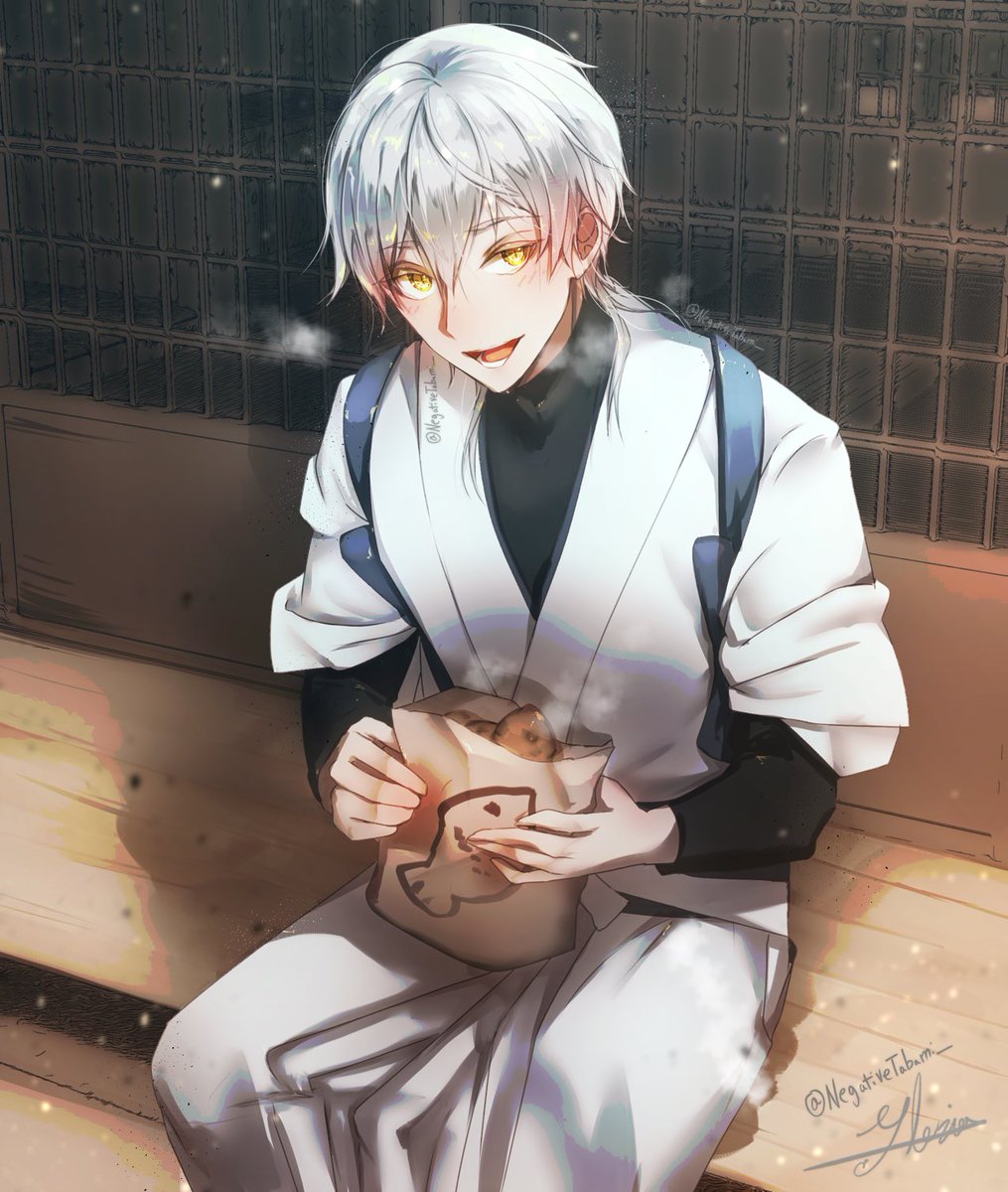 🍂 「……おっと、見つかっちまったか。」 100日チャレンジ :41日目 #黒