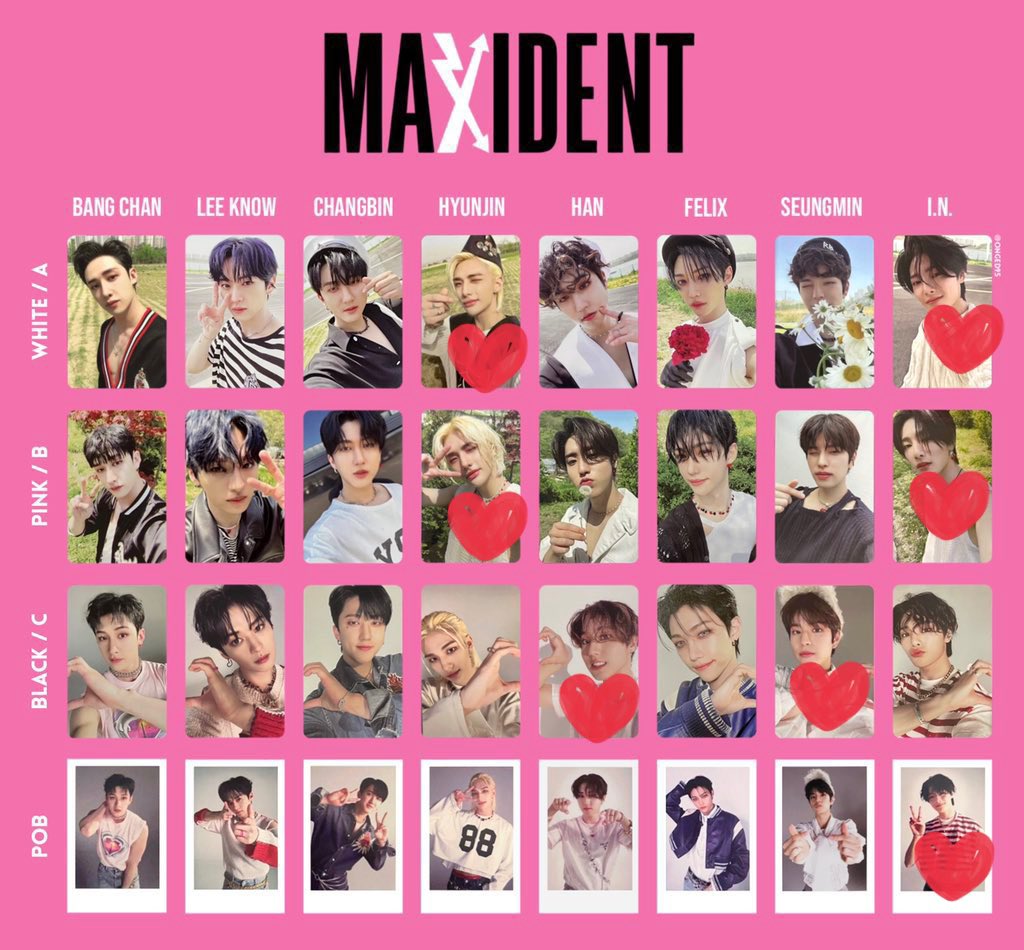 StrayKids ヒョンジン MAXIDENT スキズ 特典 サノク トレカ StrayKids