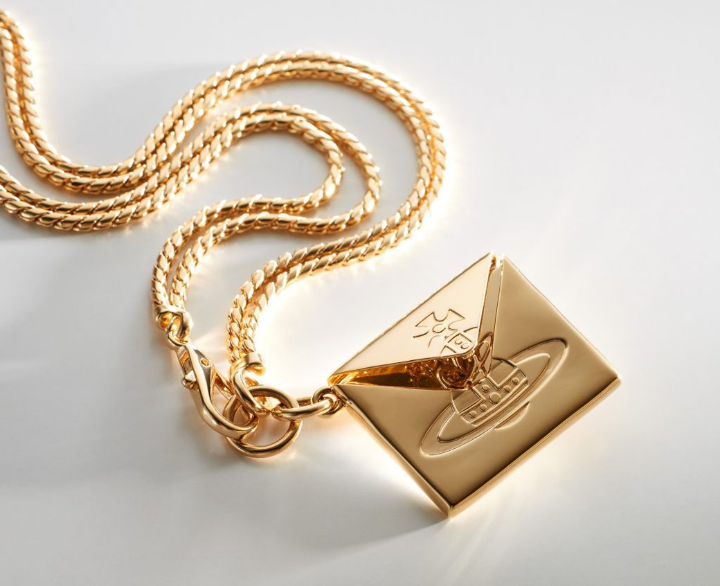 バレンタインデーを祝うジュエリー、VALENTINES ENVELOPE PENDANTが