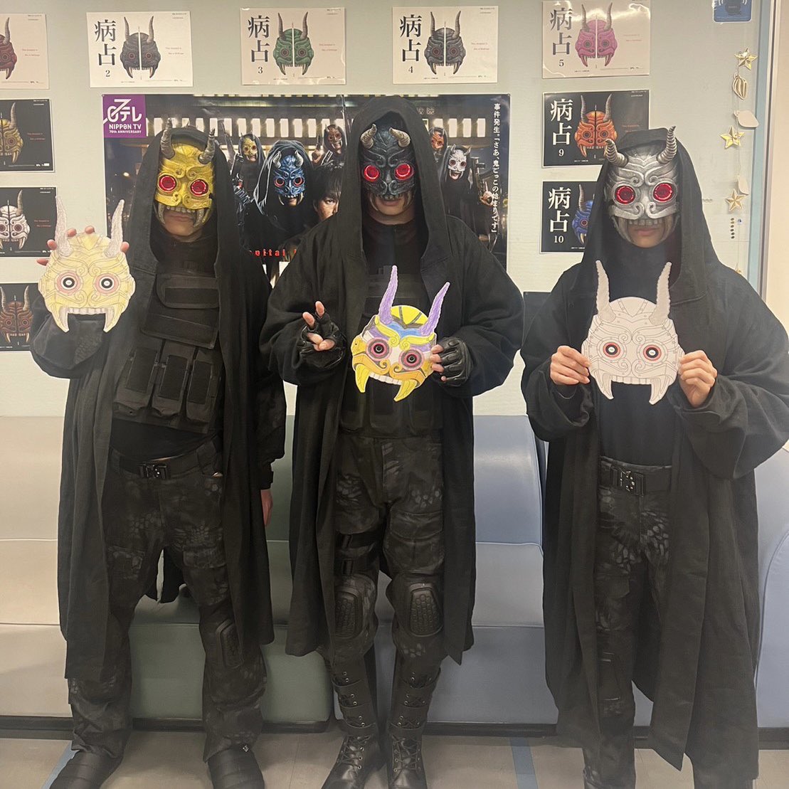 👹#節分占拠👹 鬼達が番組SNSをジャック中⚡️ ＼ 🟦青鬼、⬜️白鬼