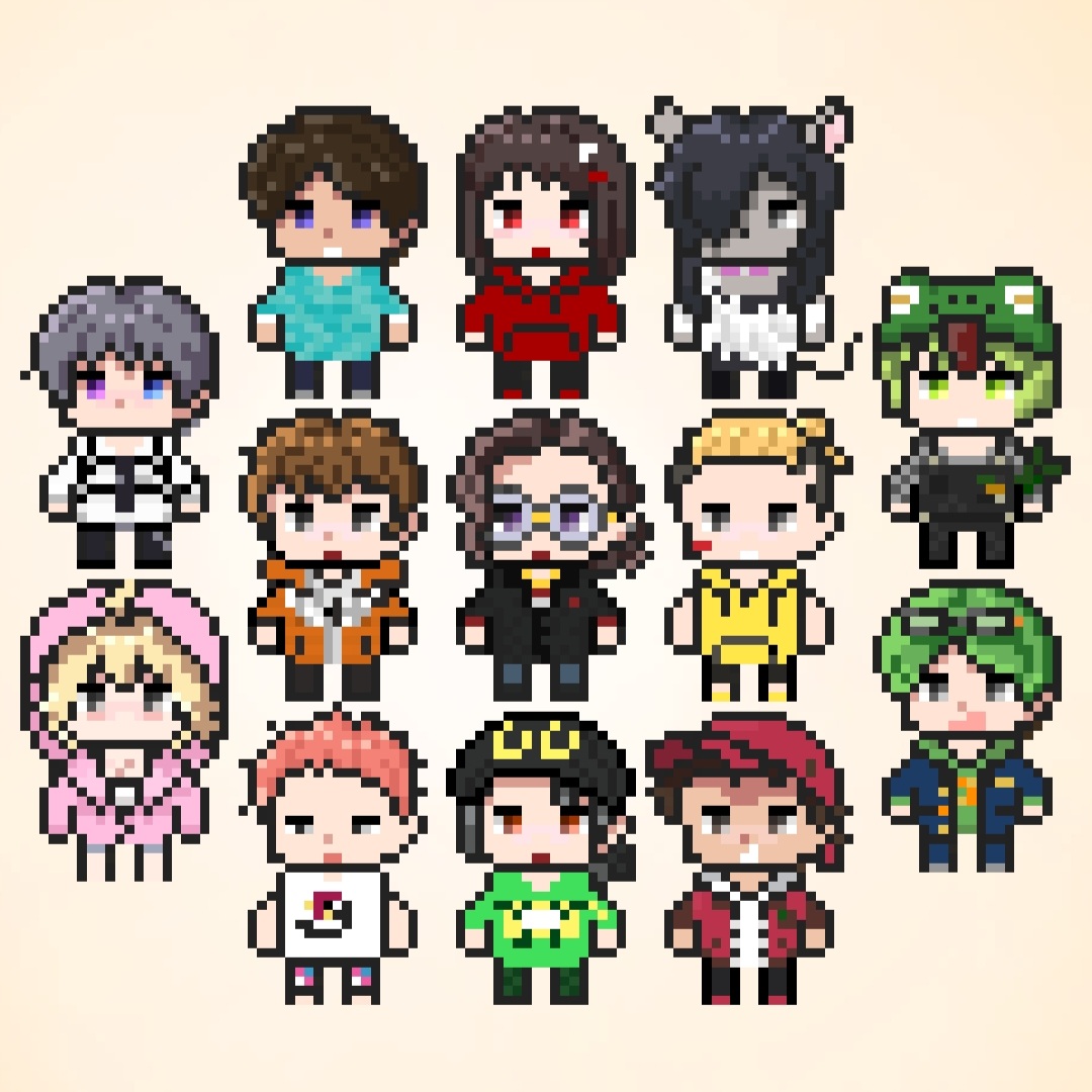 Post by めたぼ - 50人クラフト on X: ニート部ドット絵