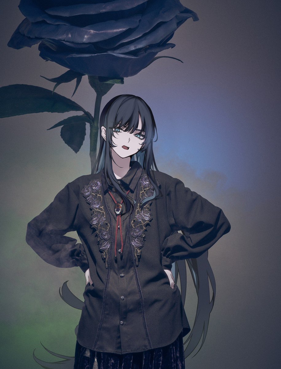 ドレスシャツでございます。ワンピースとおそろで着るのもいかがでしょ