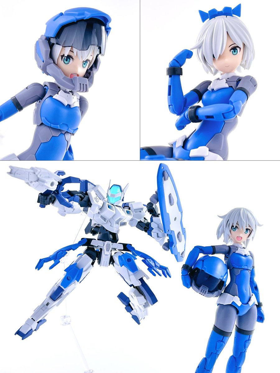 30MS リシェッタ(イグライト01ウエア)完成! ちゃんとメットも付け