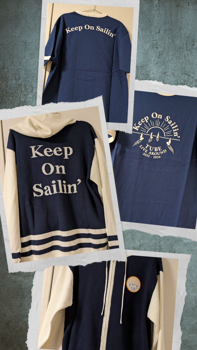 やっと届いたッ。 TUBEのツアーTシャツとニットパーカー♡サイズ変更し