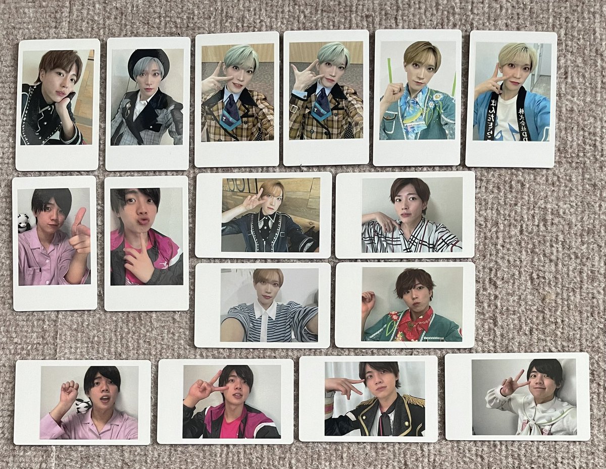 パンダドラゴン パラゴン チェキ ハピカ 譲）水 黄 赤 桃 求）定価+