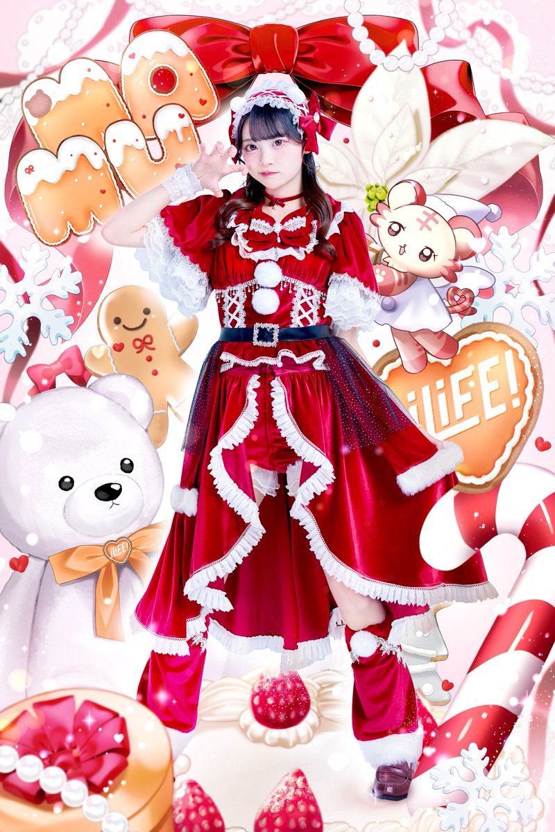 🛷𓂃꙳⋆ iLiFE! Xmas 🦌﹆·🎅🏻 ↟𐂂小熊まむ 「プレゼントは鮭が
