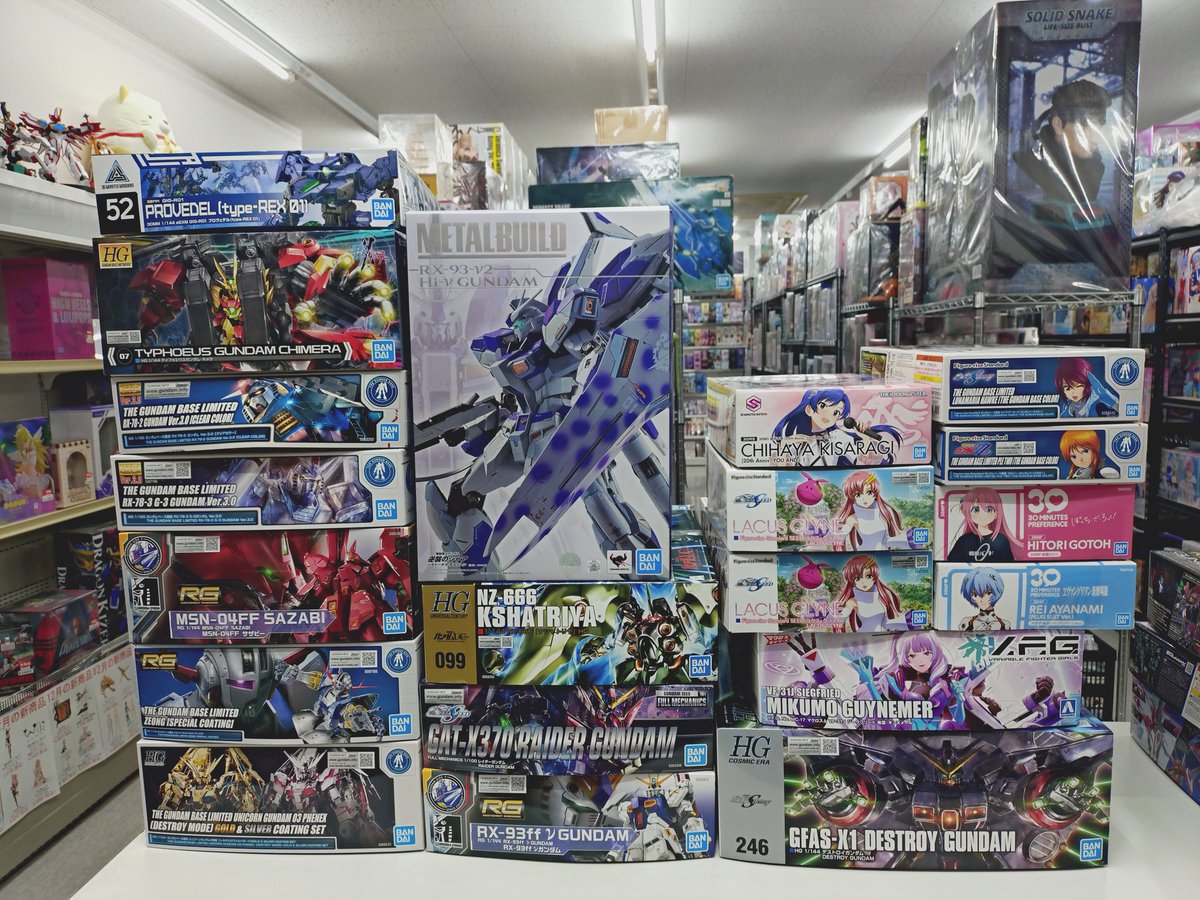 先ほどメタルビルドやガンプラ等をお売り下さったお客様、ありがとうご