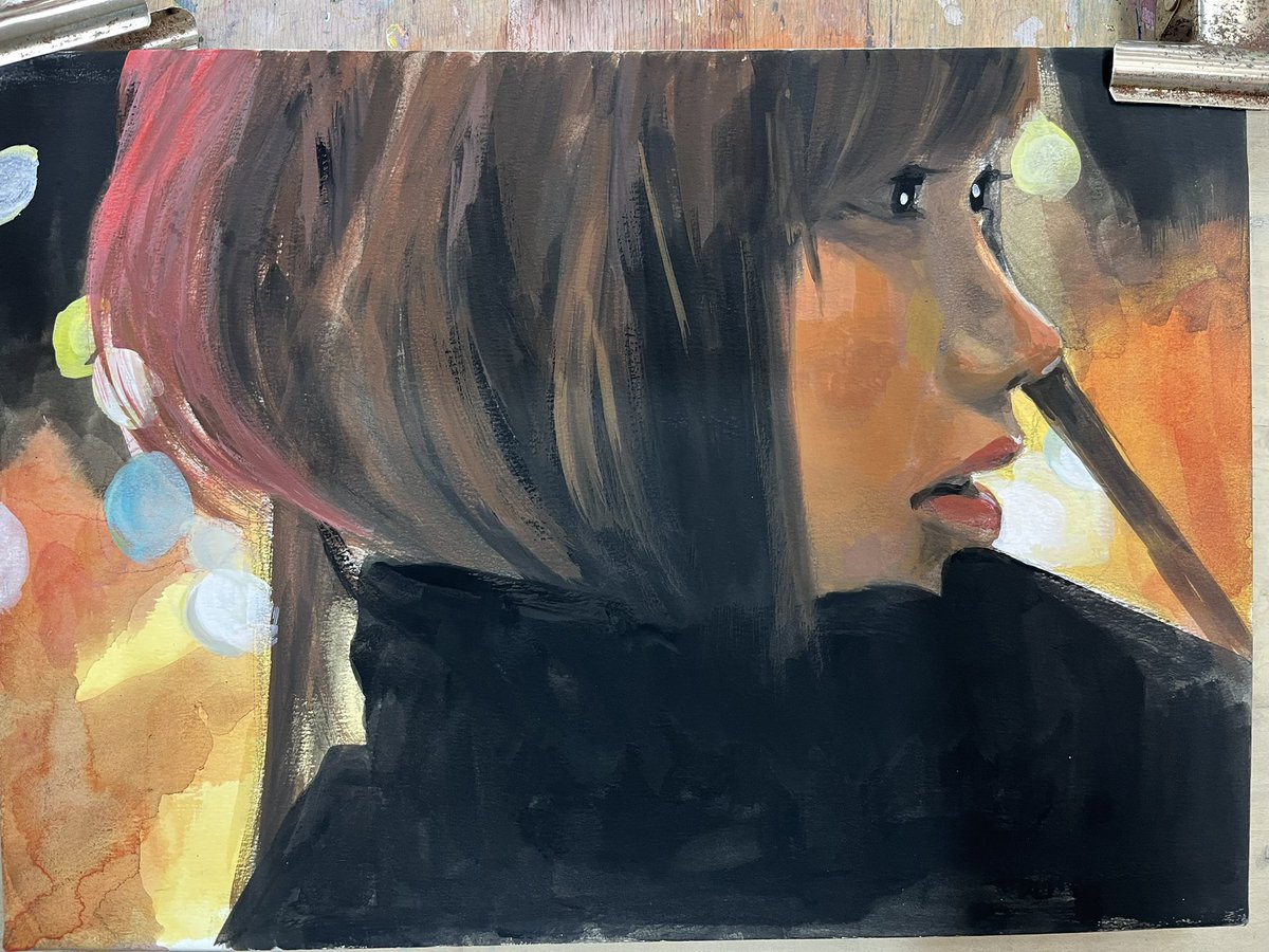 アクリル画 人物 1095 アクリル画 人物 1095 アクリル画 人物 1095