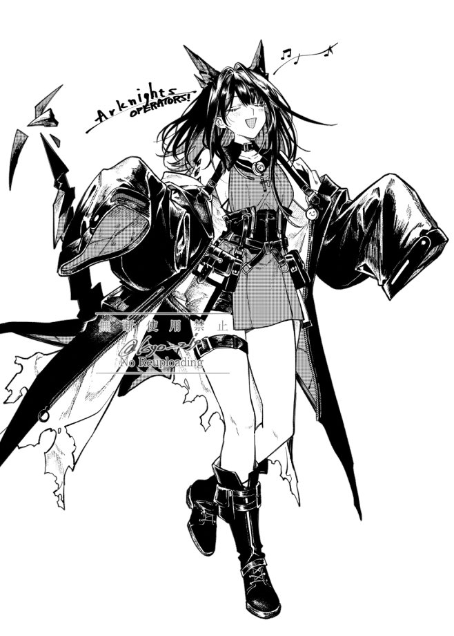 4コマからはみ出たMon3tr #アークナイツ #OPERATORS #オペレーターズ