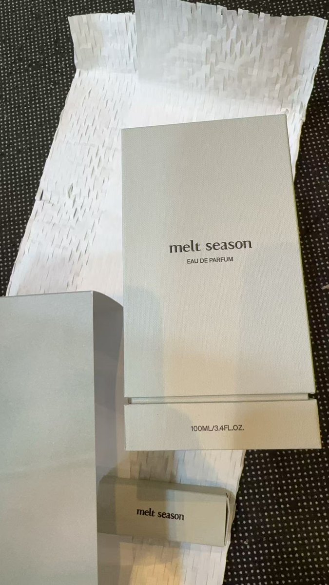 melt season×first frost 香水 追加の、きた #难哄 #TheFirstFrost