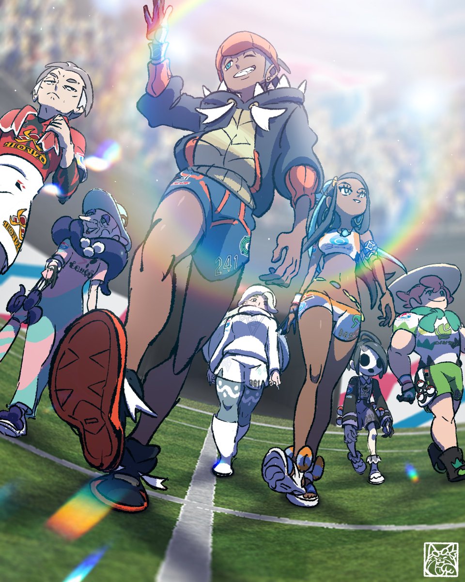 オニオン(ポケモン) ,ルリナ(ポケモン) ,キバナ 「A prism of power