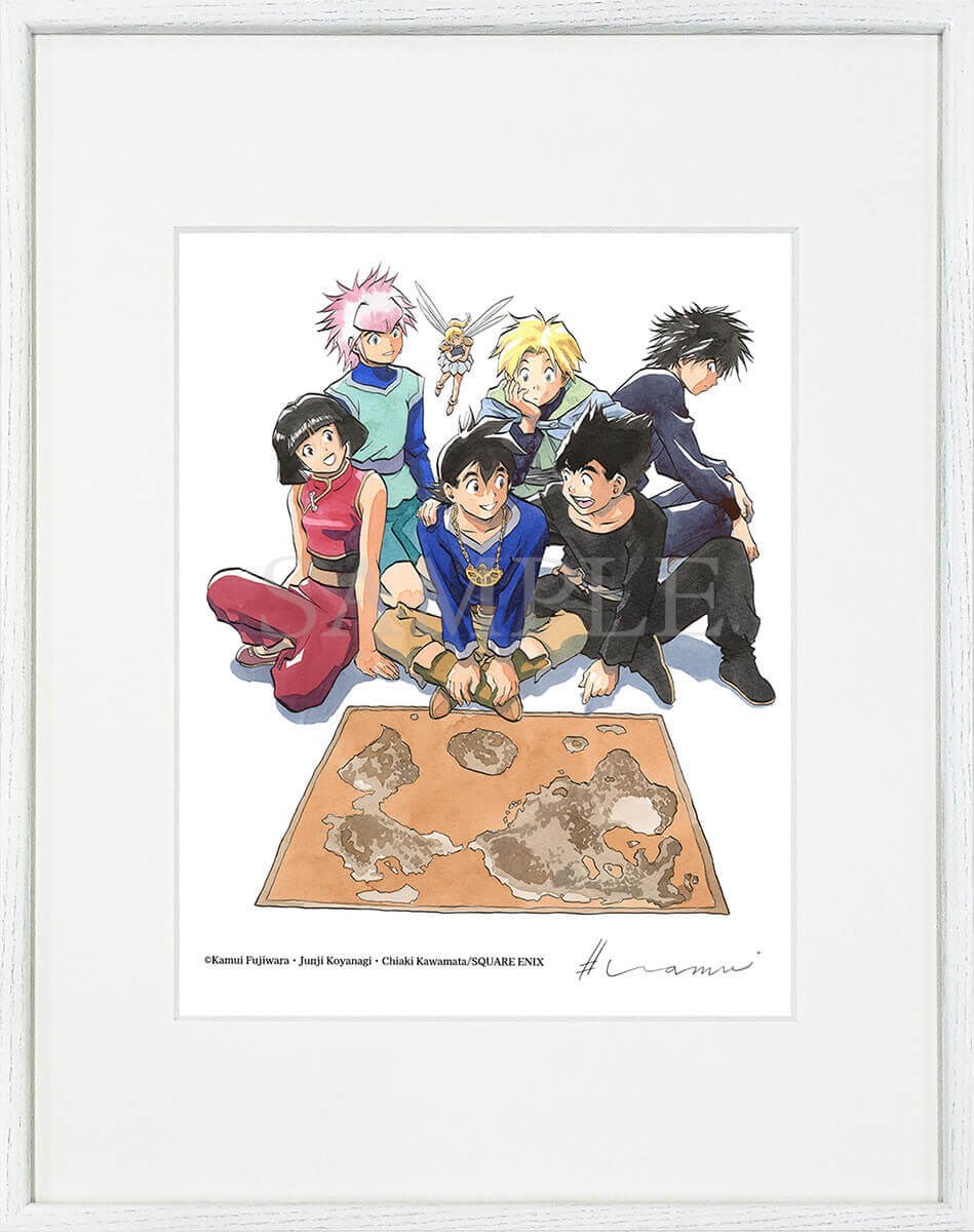 販売内容:複製原画『ドラゴンクエスト列伝 ロトの紋章』6種、複製原画