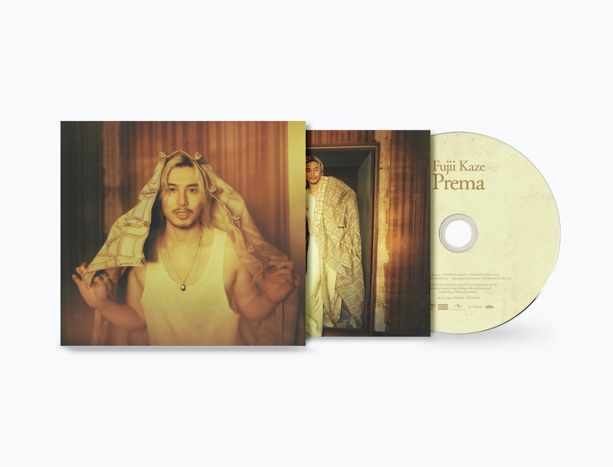 藤井風】 9/5(金)発売💿 3rd Album『Prema』 商品展開図を公開