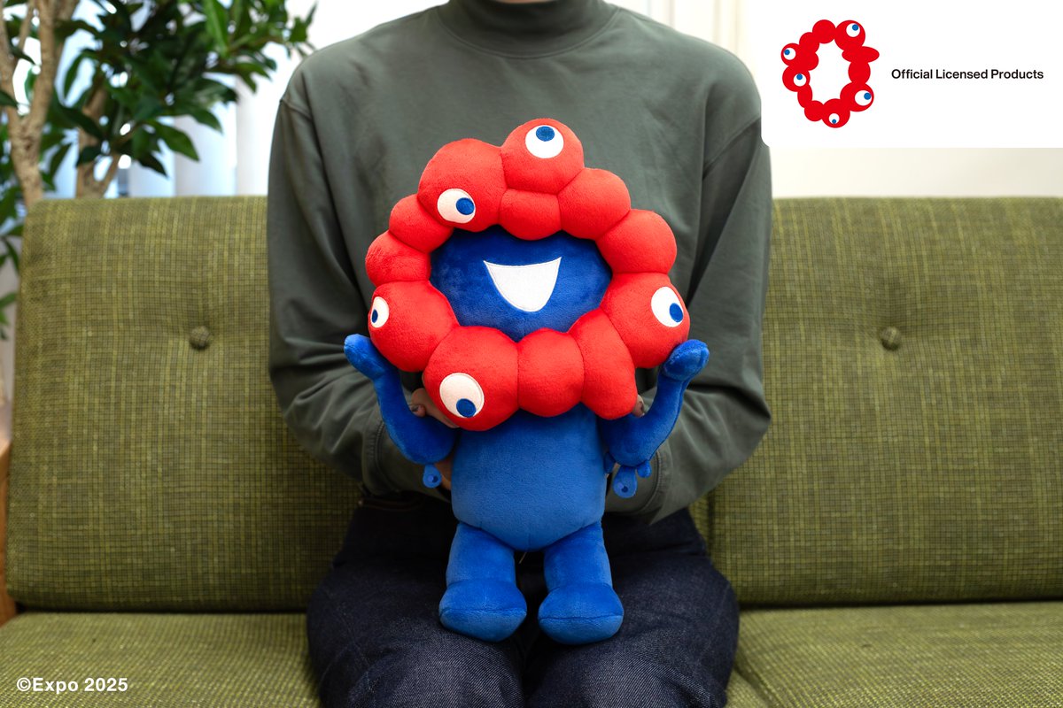 🔴発売中商品紹介🔵 【EXPO2025 ミャクミャク BIGぬいぐるみ】※再販