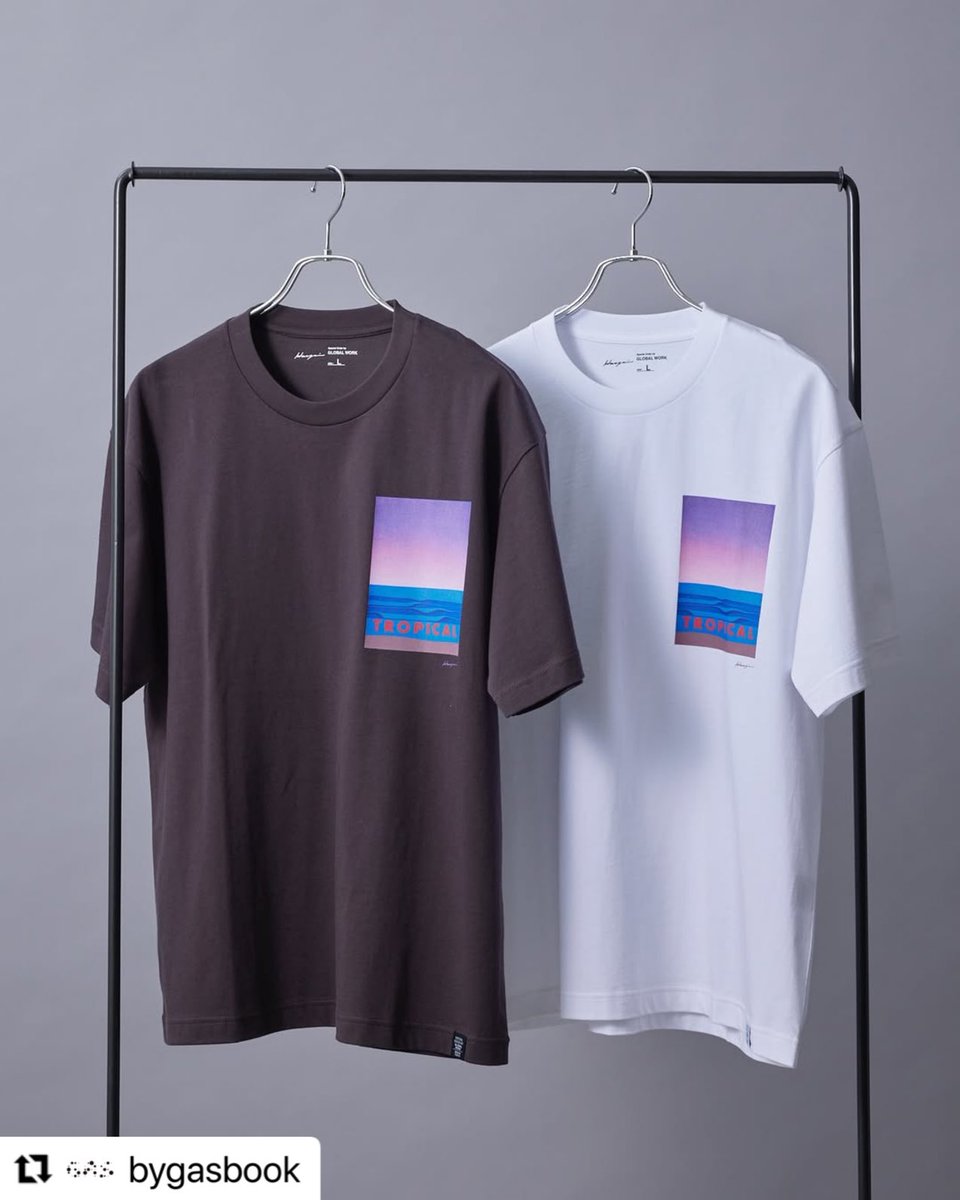 永井博さんの作品をプリントした 夏にぴったりなTシャツ🌊