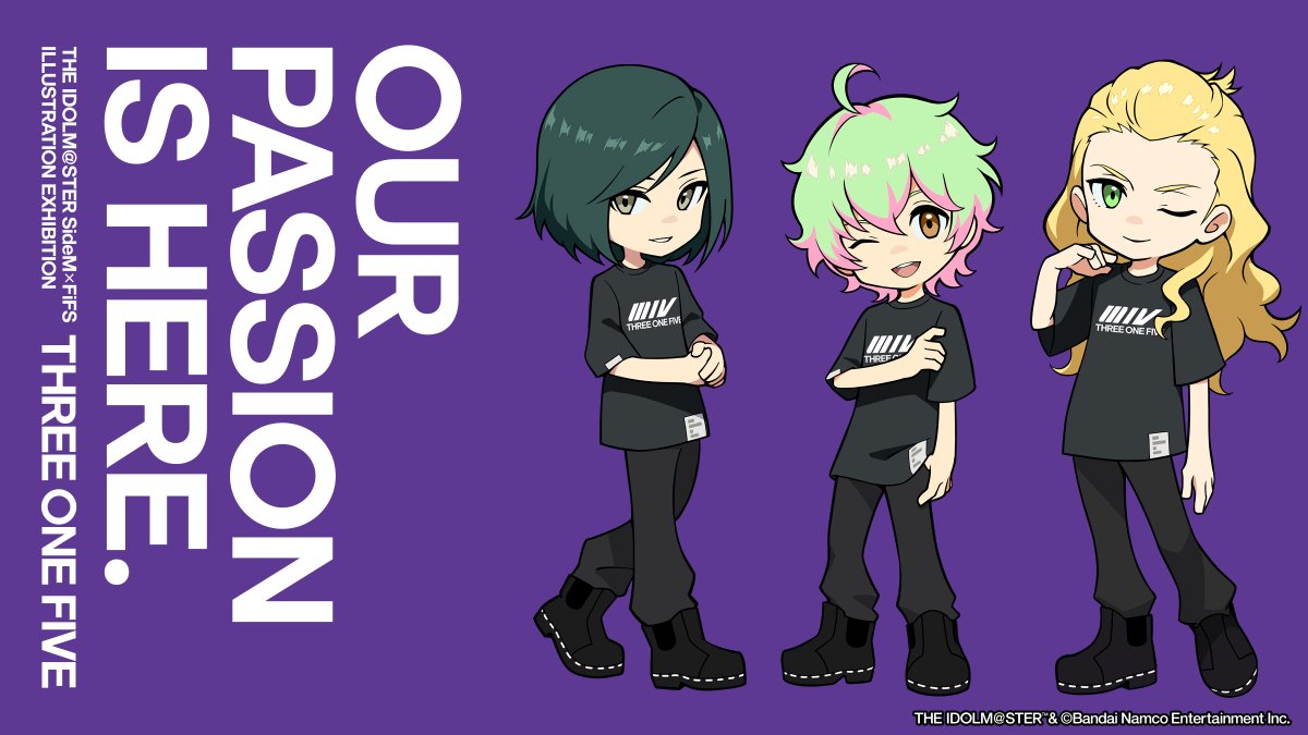 ◢◤ 本日開幕 ◢◤ アイドルマスター SideM × FiFS イラスト展