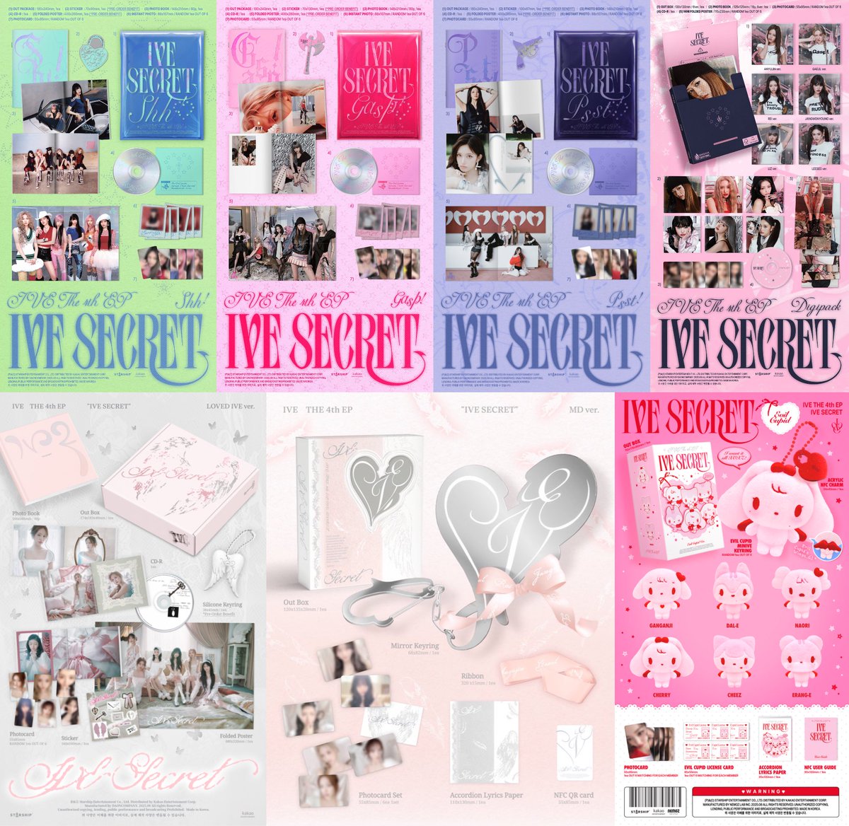 IVE SECRET 10/12東京特典 アルバム3形態付き ウォニョン IVE SECRET