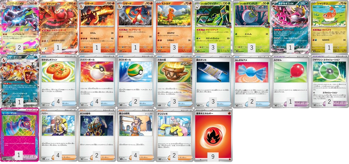 【ハイレアリティ】メガリザードンXex デッキ