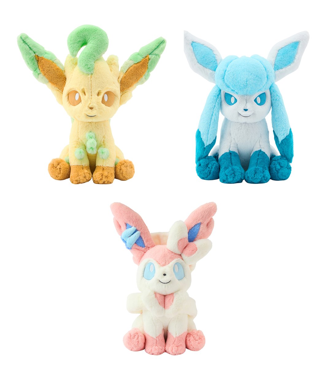 ふわふわ抱きぬいぐるみシリーズにイーブイフレンズが！ #リーフィア