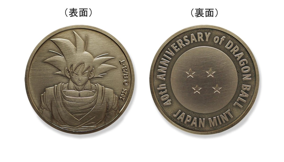 [初回当選品]ドラゴンボール40周年 2025プルーフ貨幣セット　造幣局