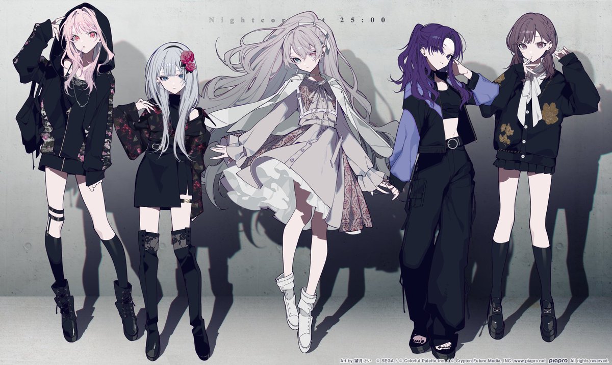 プロセカ×ZOZOコラボ にて『25時、ナイトコードで。』のイラストを担当