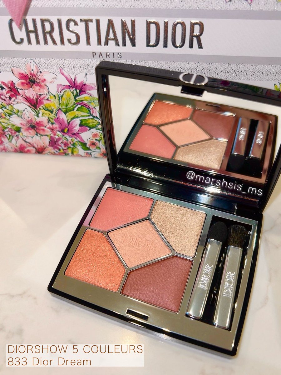 DIORSHOW 5 COULEURS 833 Dior Dream 🎀🧡🌸✨ 外は寒いけどこれ開封