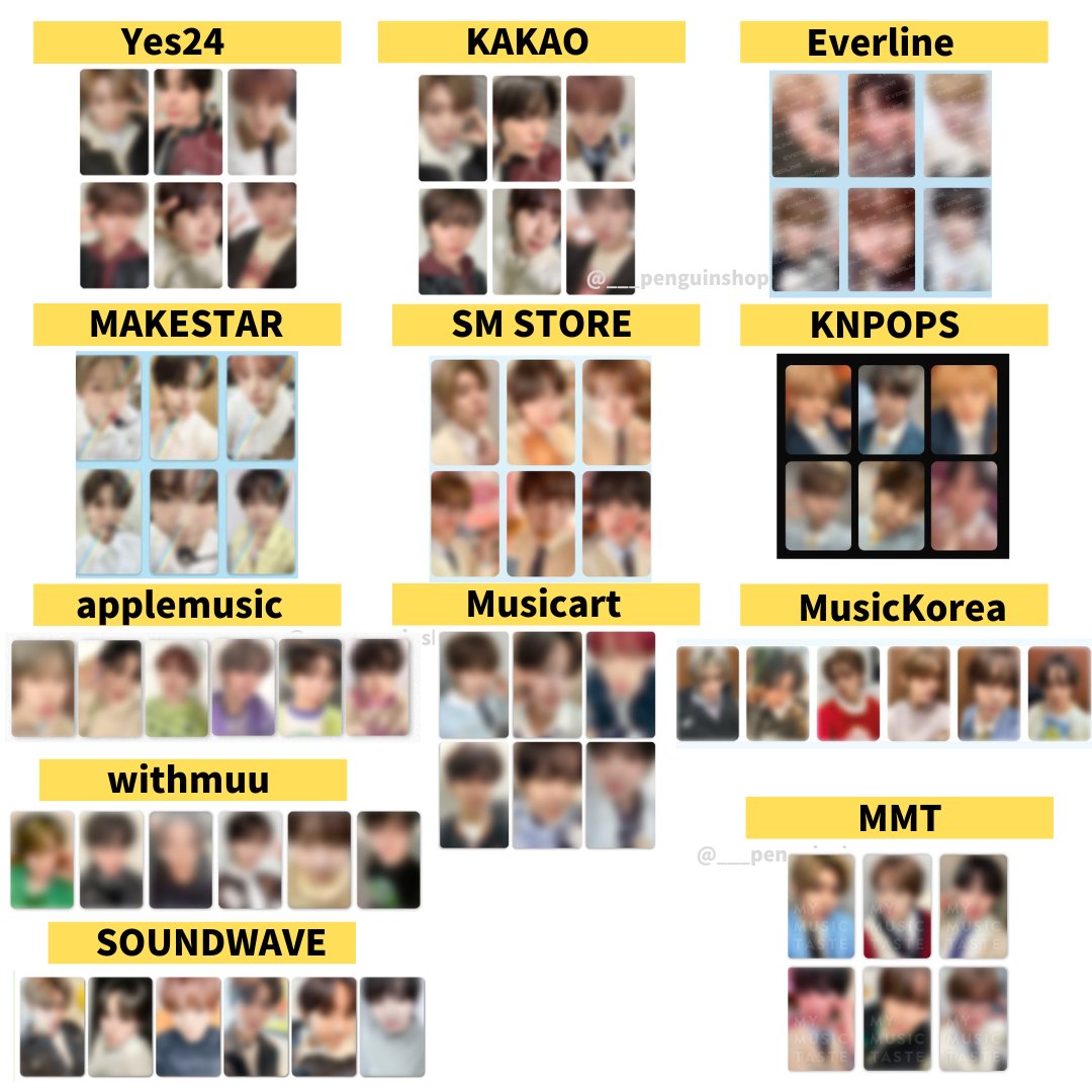 🤍🤍🤍 #NCTWISH [WISH] 🤍🤍🤍 店舗特典トレカ 📍MUSICKOREA