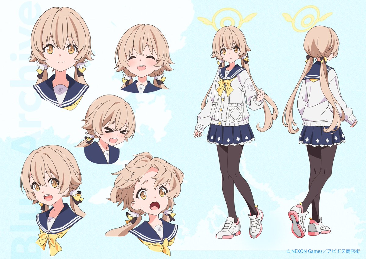 ブルアカTVアニメ 設定画を紹介✨ 本日は #阿慈谷ヒフミ 💕 #ブルアカ